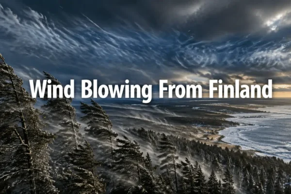 wind blowing from finland